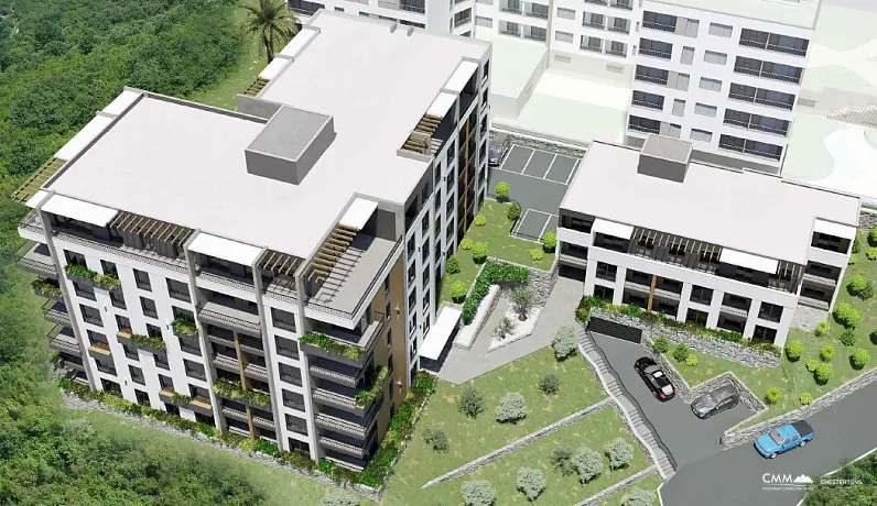 Becici, Karadağ’da Deniz Manzaralı Yeni Özel Konut Projesi